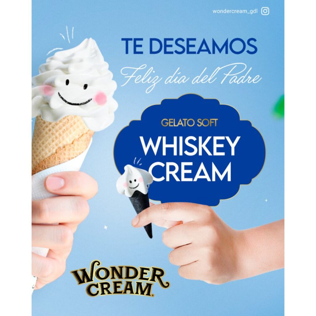Diseño de helados Wonder Cream